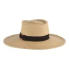 Adult Dorfman-Pacific Diego Paper Braid Boater Sun Hat