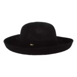 Adult Dorfman-Pacific Anji Big Brim Upturn Straw Fedora