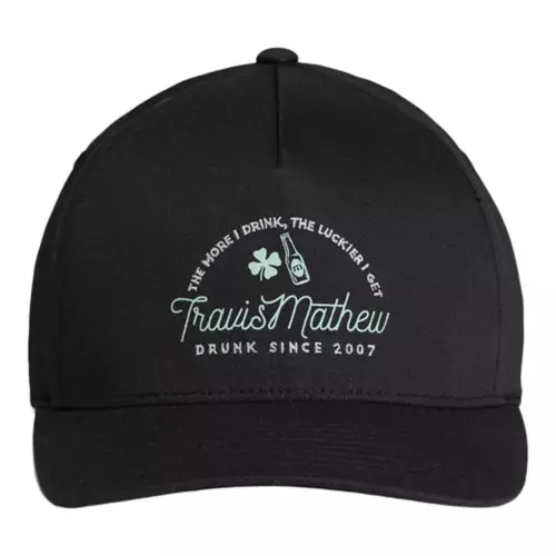 Men's TravisMathew LOTS OF LUCK Flexfit Hat 1 Men's TravisMathew LOTS OF LUCK Flexfit Hat