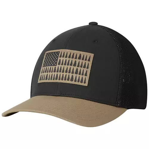 Adult Columbia Mesh Tree Flag Flexfit Hat 1 Adult Columbia Mesh Tree Flag Flexfit Hat