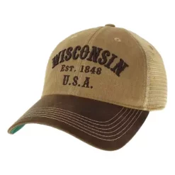 Adult Legacy Wisconsin Visor Trucker Snapback Hat