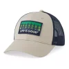 Men's Life Is Good Tree Patch Hard Mesh Back Snapback Hat