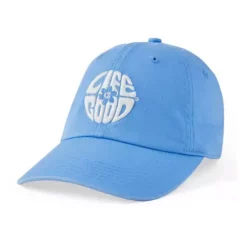 Women's Life Is Good Daisy Circle Psychedelic Adjustable Hat