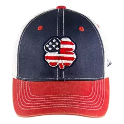 Adult Black Clover USA Vintage Golf Flexfit Hat