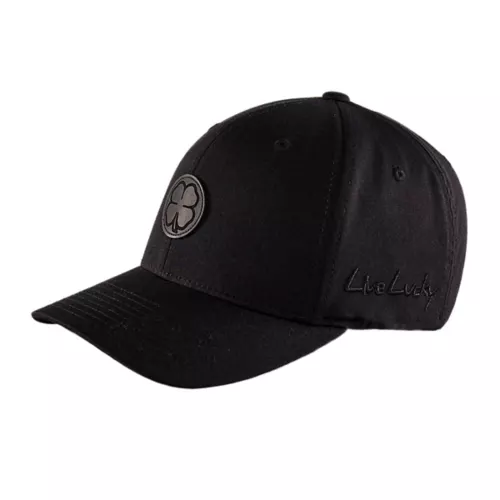 Adult Black Clover Sharp Luck 2 Golf Flexfit Hat 2 Adult Black Clover Sharp Luck 2 Golf Flexfit Hat - Image 2