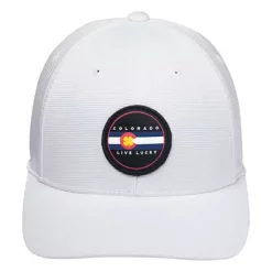 Adult Black Clover Colorado Staple Golf Snapback Hat