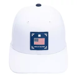 Adult Black Clover USA Represent Golf Flexfit Hat