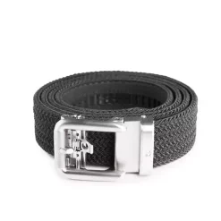 Men's Black Clover Braided Belt