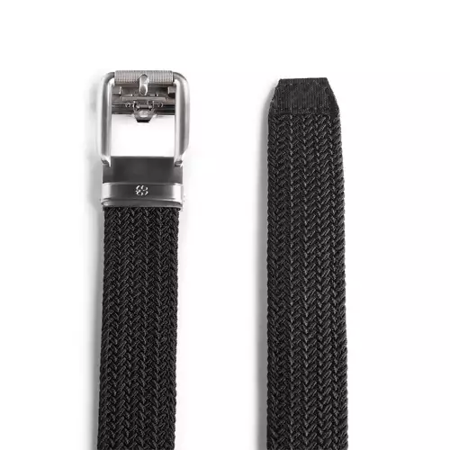 Men's Black Clover Braided Belt 2 Men's Black Clover Braided Belt - Image 2
