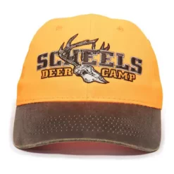 Men's Scheels Outfitters Deer Camp Blaze Orange Adjustable Hat