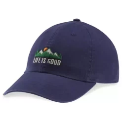 Men's Life Is Good A Chill LiG Mountains Flexfit Hat